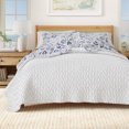 thumbnail image 5 of Coastal Quilt Set - Lightweight, Soft, All-Season - 2-Piece Reversible Seashell Bedding Set (Twin / Twin XL, Scattered Shells), 5 of 6