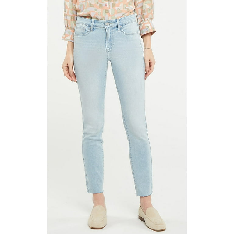 Nydj Alina Raw Hem Ankle Skinny Jeans 0