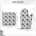 thumbnail image 3 of Sikiie Turtle Oven Mitts and Pot Holders Set, Kitchen Oven Glove High Heat Resistant with Non-Slip Silicone Surface for Cooking, 3 of 7