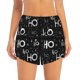 thumbnail image 2 of Balery Ho-Ho-Ho 2 Pantalones cortos deportivos para mujer con forro y dos bolsillos, elásticos, para entrenamiento, gimnasio, yoga-Large, 2 of 7