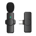 thumbnail image 1 of Microphone Cravate Sans Fil à Réduction de Bruit, Mini Micro Portable à Pince, Micro à Revers Omnidirectionnel 360°, Type-C/IOS pour Diffusion en Direct et Enregistrement Sonore, 1 of 9