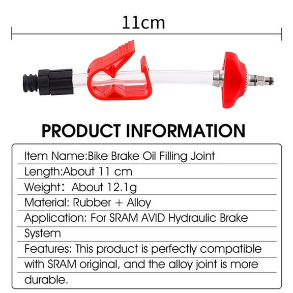 Bike Bleeding Tool for SRAM-AVID Hydraulic Brake Bicycle Bleed Solutions