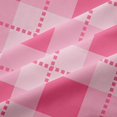 thumbnail image 4 of Erosebridal Vintage Checkered Shower Curtain 72Wx72L,Minimalist Geometric Plaid Bathroom Curtain,Pink, 4 of 6