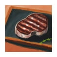 thumbnail image 4 of A Steak Supper Scene - Canvas, 4 of 25