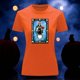 thumbnail image 3 of Playera Blusa Con Impresion De Doña Ines De Loteria Dia De Muertos Tradicion Mexicana Color Anaranjado Talla Chica Marca Emil SaEs, 3 of 4