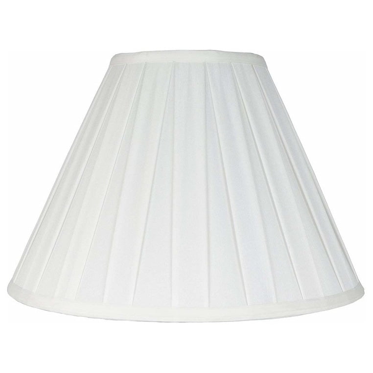 Empire Box Pleat Lamp Shade, 8" Top, 16" Bottom, 11" Slant Burgundy 13 to 18 Inches, 7 to 12 Inches 13 to 18 Inches, 7 to 12 Inches