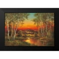 thumbnail image 2 of Buchner, H. 18x13 Black Modern Framed Museum Art Print Titled - SUNSET IN MORAVIA, 2 of 5