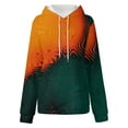 thumbnail image 3 of VEKDONE Fashion Print Hoodie Sweatshirts for Women 2025 Clearance Sale Fall Long Sleeve Drawstring Hooded Pullover Teen Girl Loose Fit Outwear Y2K Blouse Green L, 3 of 4