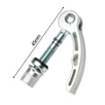 thumbnail image 3 of Lierteer M6x45mm Bicycle Bike Quick Release SeatPost Clamp Skewer Bolt Clip Screw m6x50mm silver, 3 of 8