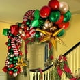 thumbnail image 3 of Christmas Balloon Arch Green Gold Red Box Candy Balloons Garland Cone Explosion Star Foil Balloons, 3 of 8