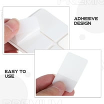 RENACLIPY White Bopp Sticky Tabs for Office Book and Notebook Organization