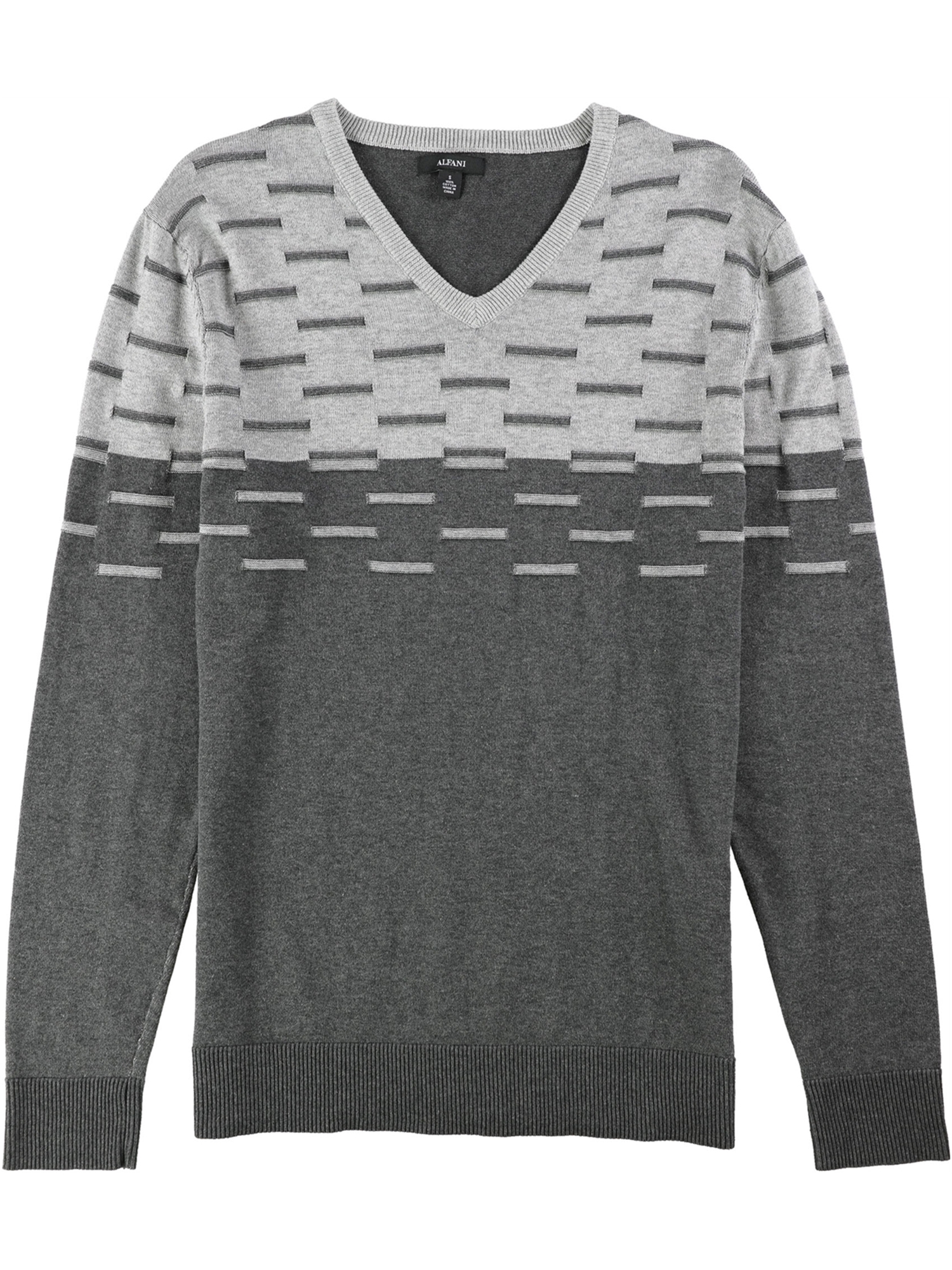 Alfani Mens Colorblocked Dash Pullover 