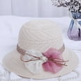 thumbnail image 2 of Prolriy Sun Hats for Women Sun Hats Large Wide Brim Hat Women Sun Hat for Women Hats Beach Hats for Women Beige1, 2 of 3