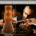 thumbnail image 2 of MesaSe 2PCS Turntable Vinyl Record Cleaning Brush Anti-Static Vinyl Records Cleaner Wooden Handle Soft Dust Brush Remover for Vinyl Record Camera Lens Screen, 2 of 8
