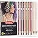 thumbnail image 3 of PANDAFLY Professional Colored Charcoal Pencils Drawing Set, Skin Tone Colored Pencils, Pastel Chalk Pencils for Sketching, Shading, Coloring, Layering & Blending, 12 Colors, 3 of 4