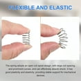 thumbnail image 4 of Uxcell 2Pack Compression Springs, 0.3mm Wire Diameter x 2mm OD x 15mm Length Stainless Steel Extension Spring, Silver, 4 of 5