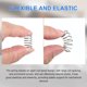 thumbnail image 4 of Uxcell 6Pack Resortes de Compresión, Diámetro de Alambre de 1mm x 8mm OD x 40mm Longitud Resortes de Extensión de Acero Inoxidable, Plata, 4 of 5