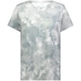 thumbnail image 3 of Holloway Sportswear 2XL Womens Stock Cotton-Touch Poly Tee Silver Cloud Print 222796, 3 of 5