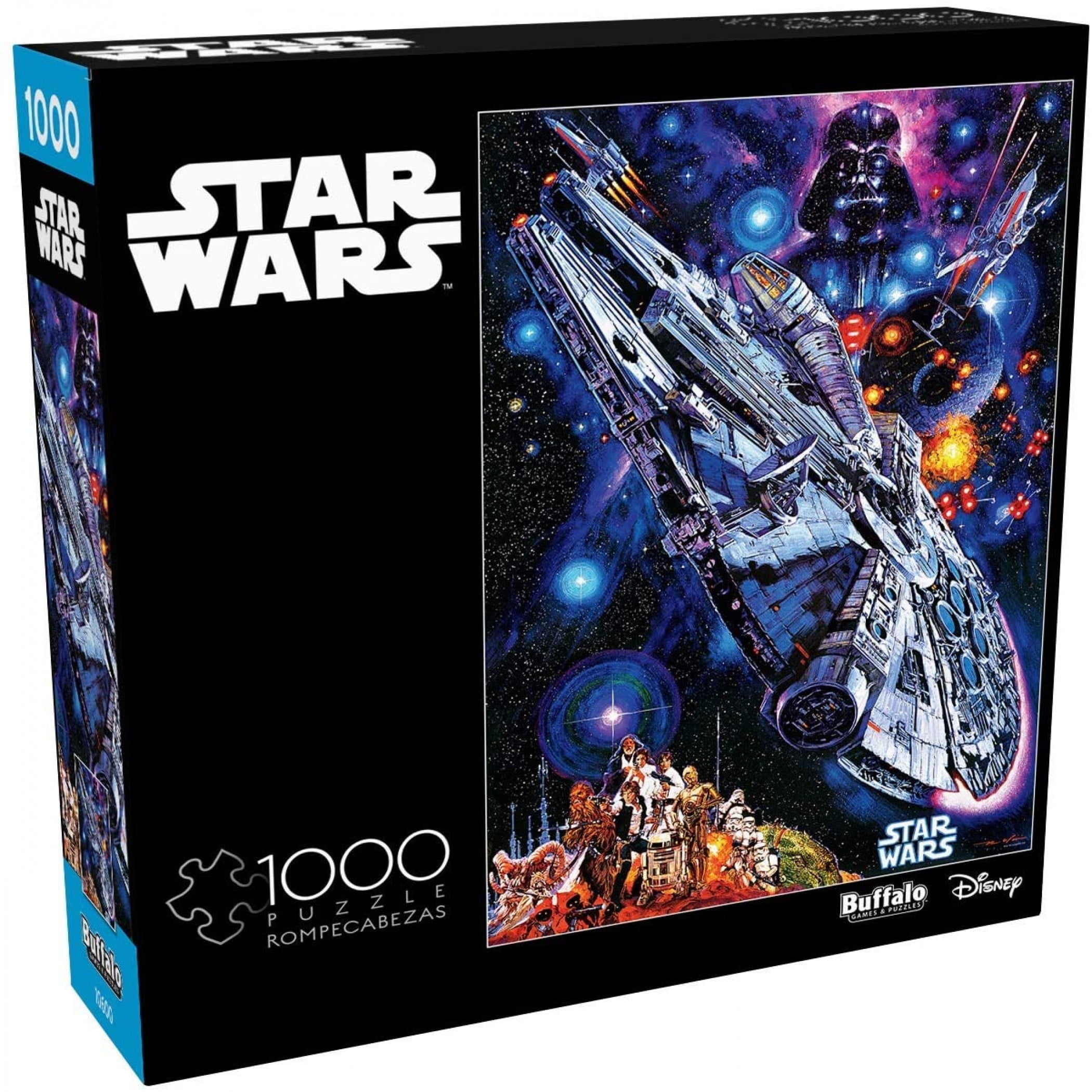 Star Wars Millennium Falcon Darth V Jigsaw Puzzle 1000 Pcs Buffalo Games Disney for sale online 