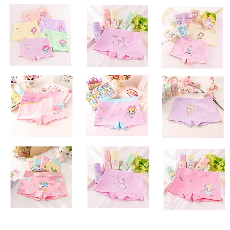 Cartoon Cotton Boxer Girls Toddler Underwear 3 Packs For Spring 2022 X0802  From Lianwu08, $6.98