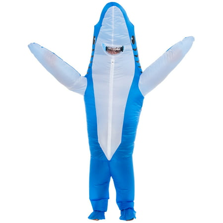 Ferocious 3D Shark Inflatable Adult Halloween Costume for Men & Women