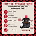thumbnail image 2 of Root Touch Up Powder Style Edit para cabello rojo oscuro, bote de 3,7 ml, 2 of 4