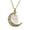 A, variant on LSLJS Circle Pearl Alloy Necklace Fashion Conch Paper Card Necklace All-Match Necklace, Gifts for Mom Wife Girlfriend Her on Anniversary Mothers Day Valentines Day Christmas Birthday Gifts for Women