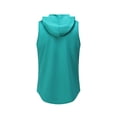 thumbnail image 6 of Women Sleeveless Hooded Sports Vest Solid Color Tank Tops, 6 of 8