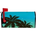 thumbnail image 5 of Coolnut Mailbox Covers, Magnetic Standard Size Silhouette of Palm Tree Seasonal Mail Wraps for Home Outdoor Decor, 20.7"x18.03", 5 of 5