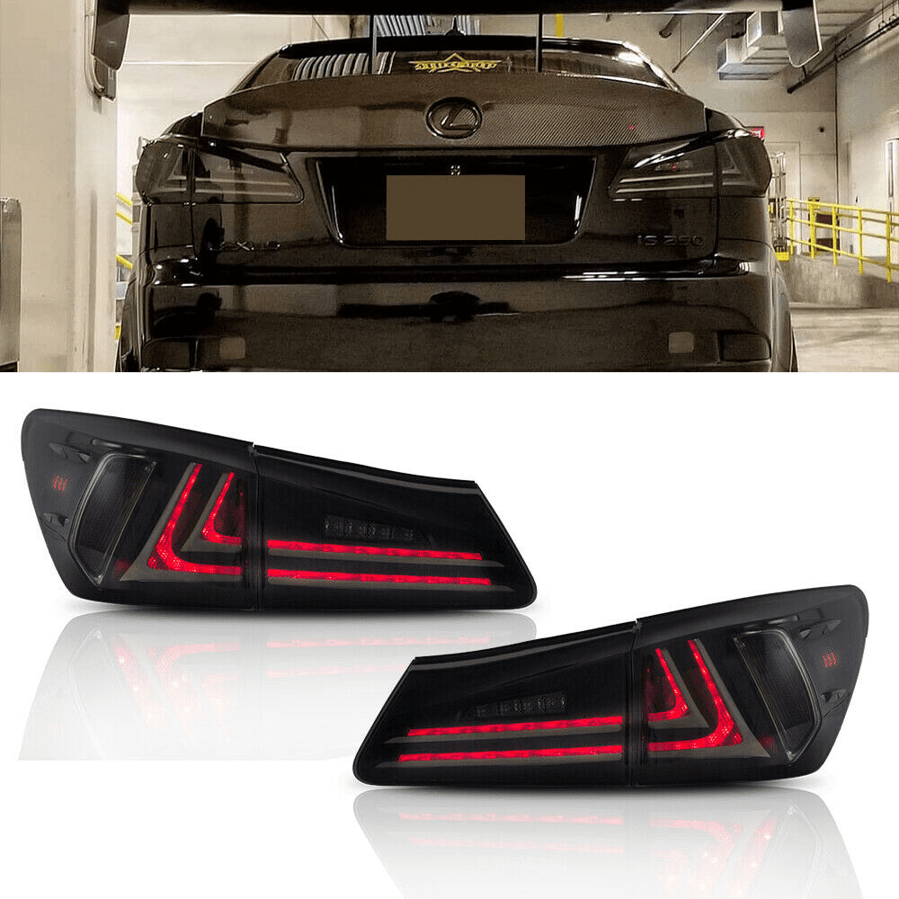 Buy VL LED Smoked Tail Lights Fit For Lexus IS250 IS350 IS F 20062012
