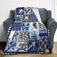 thumbnail image 4 of Ice Hockey Throw Blanket Hockey Gifts for Boys Men Hockey Blanket Hockey Gifts Ideas Hockey Player Blanket Plush Blanket for Couch Bed Sofa 50×40, 4 of 6
