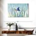thumbnail image 3 of Elephant Stock Undersea Ray Wall Art - Horizontal Canvas Wall Art - Living Room Wall Decor - Watercolor Animal Canvas - Blue And Beigedecor By Danhui Nai - 36" x 24", 3 of 8