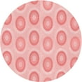 thumbnail image 1 of Ahgly Company Machine Washable Indoor Round Transitional Red Area Rugs, 3' Round, 1 of 7