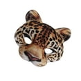 thumbnail image 1 of Halloween Leopard Masque Animal Effrayant Demi-Visage pour Spectacle Nocturne Adulte, 1 of 8