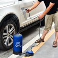 thumbnail image 2 of 11L PVC Pressure Shower with Foot Pump Lightweight Outdoor Inflatable Shower Pressure Shower Water Bag For Outdoors Beach Camping Hiking Bathing, 2 of 7