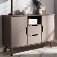 thumbnail image 2 of Baxton Studio Buffet en Britta en Marron Noyer et Gris, 2 of 10