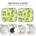 thumbnail image 6 of Balery Cute Dinosaurs Cartoon Sun Shield 2 Pack For Car Front Windows Foldable Sun Visor Protector Blocks Max Uv Rays And Keeps Your Vehicle Cool For Most Sedans Suv Truck, 6 of 7