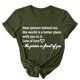 thumbnail image 5 of Fiudx Ofertas y Liquidaciones Camiseta de Manga Corta Estampada con Cuello Redondo a La Moda para Mujer, Camisetas Holgadas Informales, 5 of 6