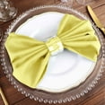 thumbnail image 6 of Balsa Circle 10 Pieces 20" Yellow Polyester Napkins Wedding Kitchen, 6 of 8