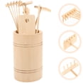 thumbnail image 2 of SHISUYAN Wooden Mini Zen Garden Rake for Decor Khaki Color Lightweight Easy to Store and Carry 4.5 Inches, 2 of 8