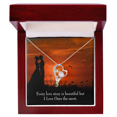 thumbnail image 1 of To My Girlfriend Love Our Story Forever Necklace w Message Card, 1 of 8