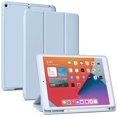 thumbnail image 2 of Funda Arae para iPad de 10,2 pulgadas [7.ª generación 2019 y 8.ª generación 2020] [Protección de esquinas] Visualización multiángulo con portalápices, soporte, encendido/apagado automático (Hielo), 2 of 4