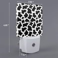 thumbnail image 2 of Goofa Cow Print Black White Night Light, Plug-in, Dusk to Dawn Sensor, Warm White, Ambient Lighting, Ideal Kids Adults Nightlight-US, 2 of 9