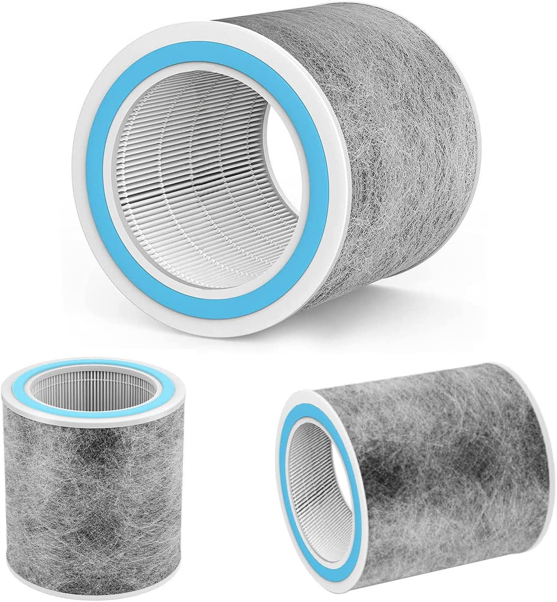2 Pack HC452 Replacement Filter Compatible with Shark HC452 & HP102 Air Purifier, 3-in-1 H13 True HEPA for 99.97% of Particles