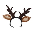 thumbnail image 1 of Diadema Multidimensional Con Cabeza De Reno Para Perros Disfraz Navideño Para Mascotas Fiesta De Navidad Cosplay Disfraz Para Cachorros Gorro Para El Cuidado Del Pelo De Perros/Gatos (S, M, L), 1 of 3