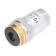 thumbnail image 3 of 10X Microscope Achromatic Objective Lens Brass  0.3in Working Distance For Compound Microscopes, 3 of 8