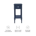 thumbnail image 6 of Linon Athalee Single Drawer Indoor Accent Side Table with Shelf, 29.5" Tall, Navy, 6 of 17