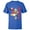 Royal, variant on Disney Vintage Donald Duck Noel Holiday - Short Sleeve T-Shirt for Kids - Customized-White