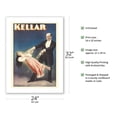thumbnail image 2 of Harry Kellar - Levitation of Princess Karnac - Vintage Magic Poster c.1894 - Fine Art Matte Paper Print (Unframed) 24x32in, 2 of 4