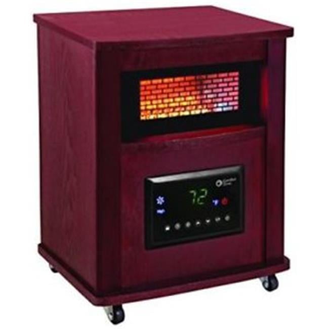 Comfort Zone 16'' Quartz Infrared Wood Heater, Cherry